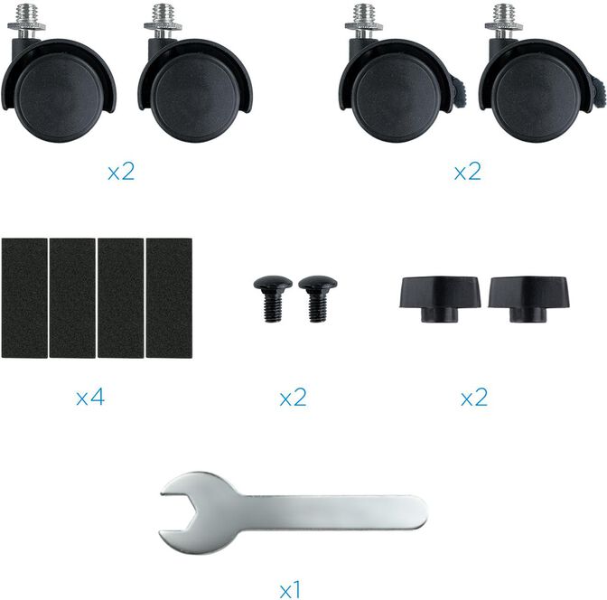 Soporte M&oacute;vel Tooq para Caja ATX Negro image number 5