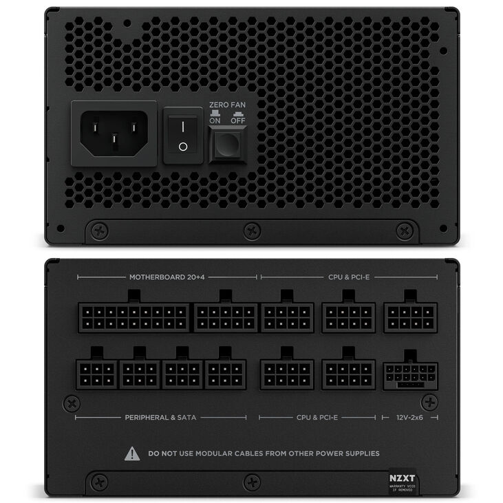 Fuente Alimentación NZXT 850W 80+ Gold ATX 3.1 PCIe 5.1 image number 5