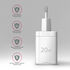 Cargador de pared AXAGON ACU-PQ20W QC3.0/AFC/FCP + PD type-C  20W Blanco image number null