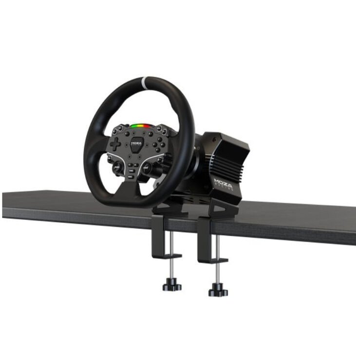 Conjunto MOZA Racing R5 ( Base Volante R5 + Volante ES + Pedais SR-P + Suporte de Mesa R5) image number 1