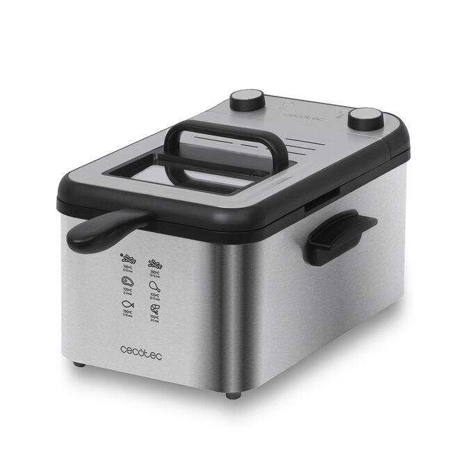Freidora El&eacute;ctrica Cecotec CleanFry Infinity 3000 Full Inox image number 0