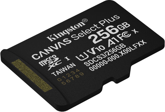 Tarjeta de Memoria Kingston Canvas Select Plus Gen3 150MB/s MicroSDHC UHS-I A1 256GB image number 3
