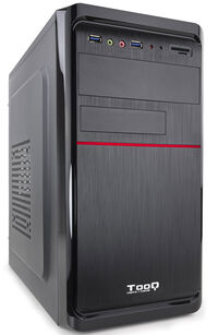 TooQ TQC-4745DU3C-B carcasa de ordenador Mini Tower Negro 500 W