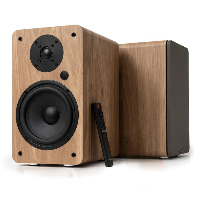 Altavoces Hi-Fi Vulkkano A6 ARC 80W Bluetooth HDMI ARC Marrones image number 3