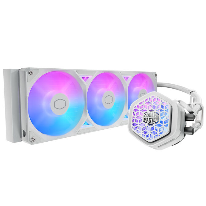 Refrigeraci&oacute;n L&iacute;quida CPU Cooler Master MasterLiquid ATMOS II VRM Fan ARGB 360mm Blanco image number 1