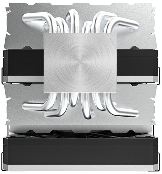 Cooler CPU Montech Metal DT24 Base 2x120mm image number 5