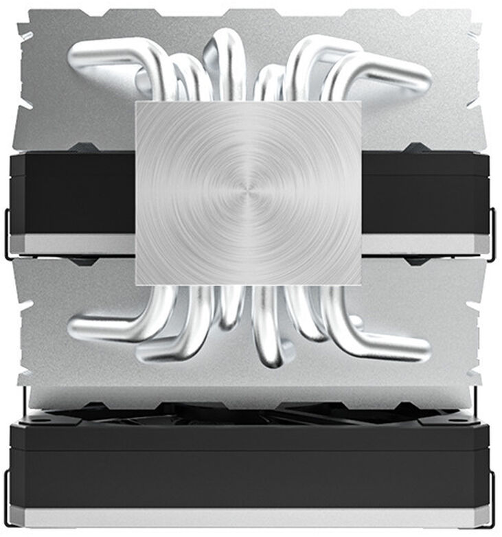 Cooler CPU Montech Metal DT24 Base 2x120mm image number 5