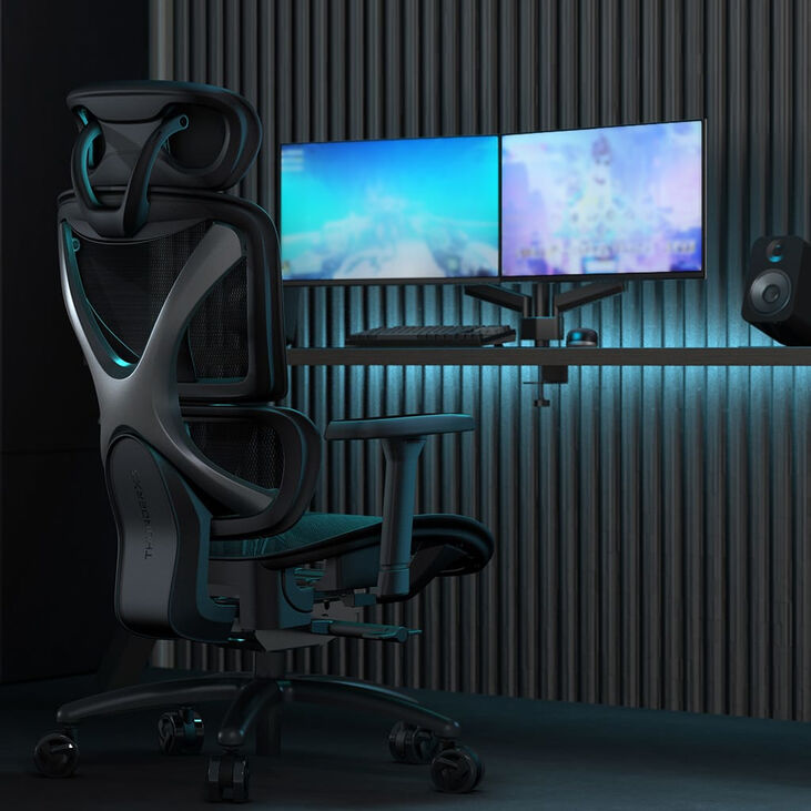 Silla Gaming Ergonomica ThunderX3 XTC - Negro/Negro image number 5