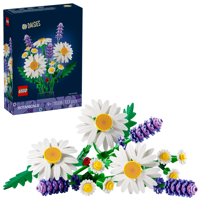 LEGO Botanicals: Margaritas, 133 Piezas (11508) image number 0