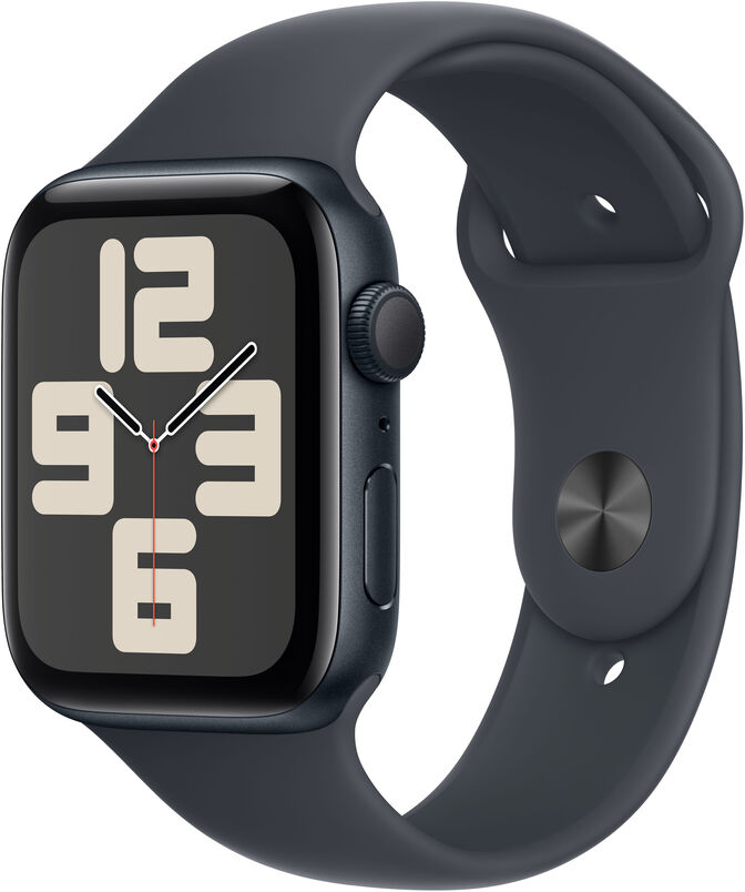 Smartwatch Apple Watch SE (2024) GPS 44mm Alum&iacute;nio Medianoche c/ Bracelete Deportiva Medianoche - M/L image number 0