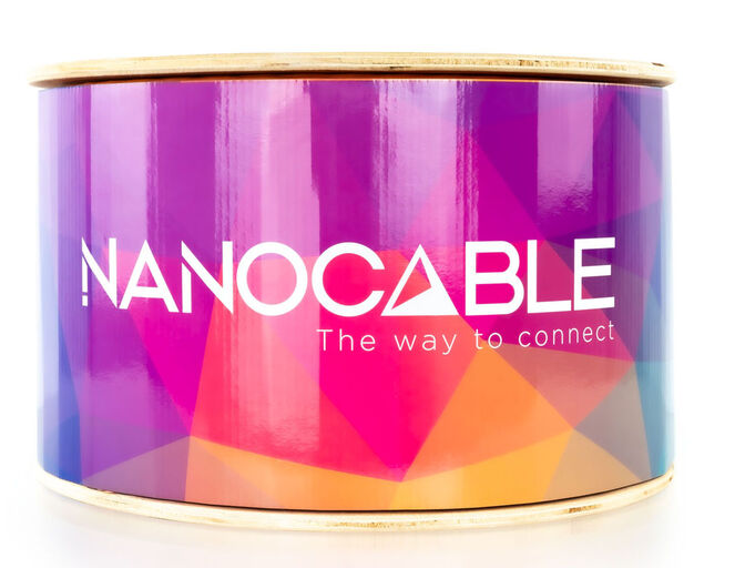 Bobina de Red NanoCable RJ45 LSZH CAT.7 600MHZ SFTP AWG26 305 M Naranja image number 1