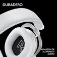Auriculares Logitech G PRO X 2 Lightspeed Wireless/Bluetooth Blanco image number null