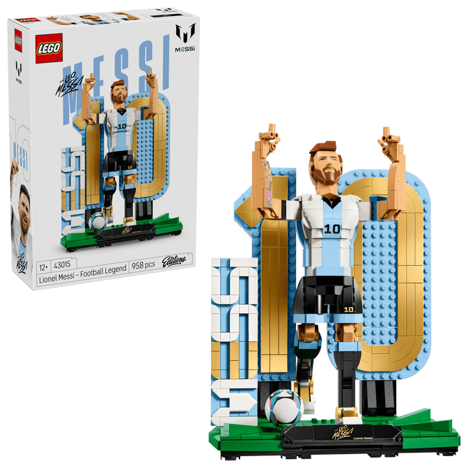 LEGO Editions: Lionel Messi: Leyenda del F&uacute;tbol, 958 Piezas (43015) image number 0