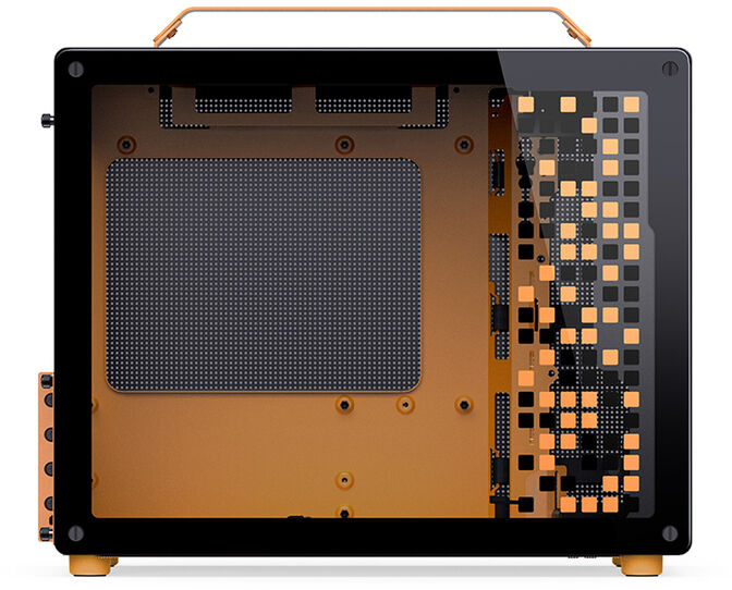 Caja Micro-ATX Jonsbo Z20 Negro/Naranja image number 2