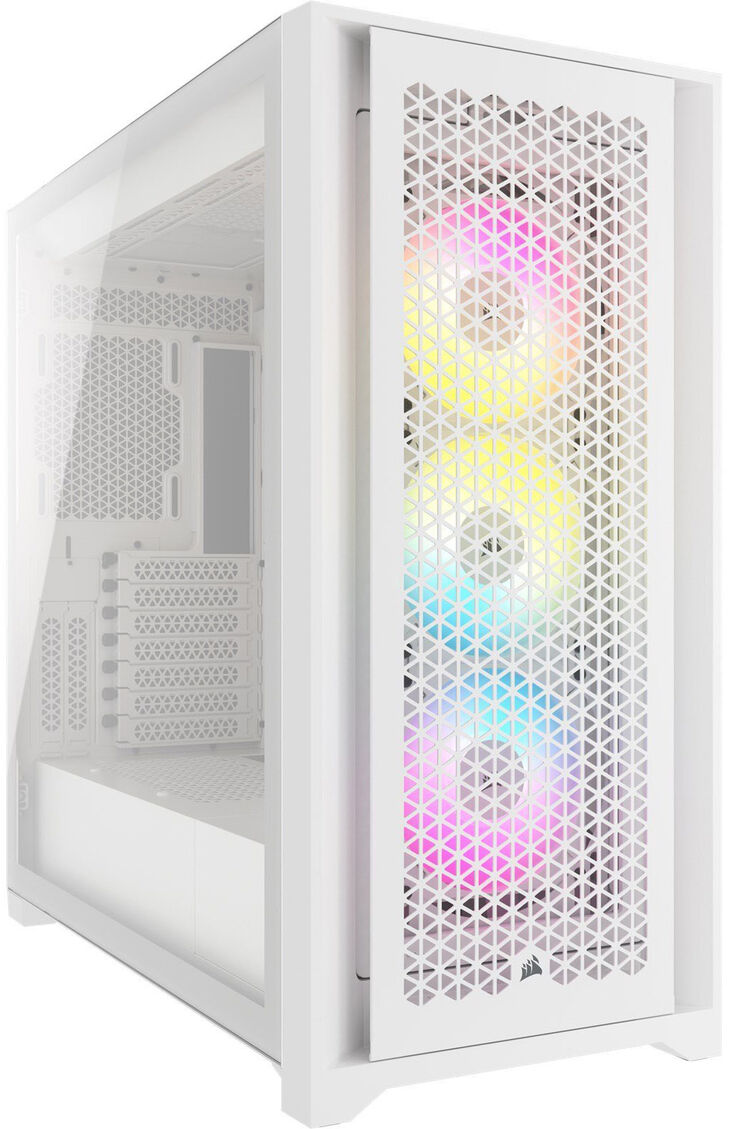 Corsair iCUE 5000D RGB Airflow Midi Tower Blanco image number 0