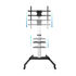 Soporte Móvil Tooq HERA 37" a 86" Max 50Kg Aluminio image number null