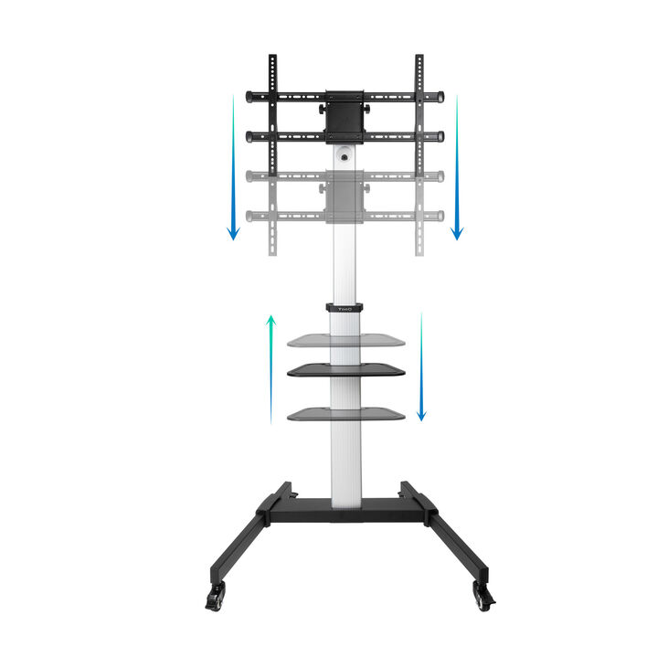 Soporte Móvil Tooq HERA 37" a 86" Max 50Kg Aluminio image number 1
