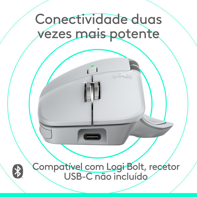 Rat&oacute;n Logitech MX Master 4 for Mac White Silver image number 11