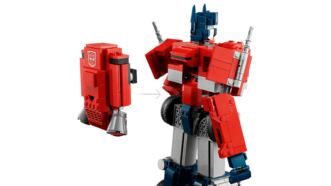 LEGO Icons: Optimus Prime, 1508 Piezas (10302) image number 4