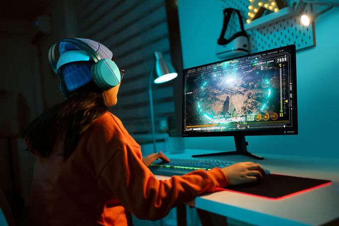 Monitor Gaming Philips EVNIA 27" 27M2N3200S IPS FHD 180Hz 0.5ms HDR10 image number 1