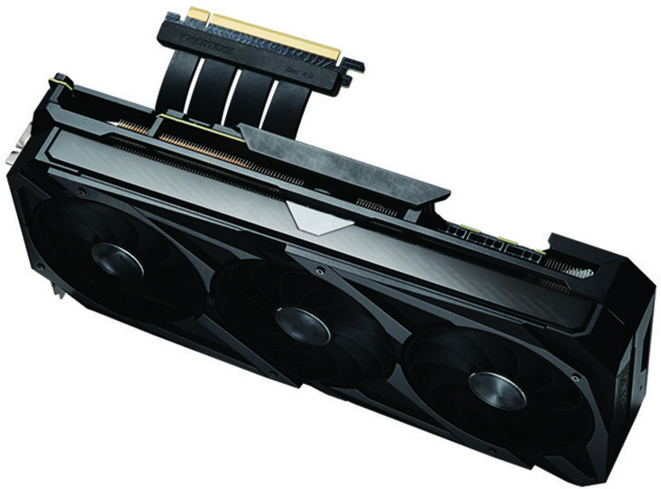 Card Riser Phanteks PCI-E 4.0 x16, 180&ordm;, 30cm - Negro image number 4