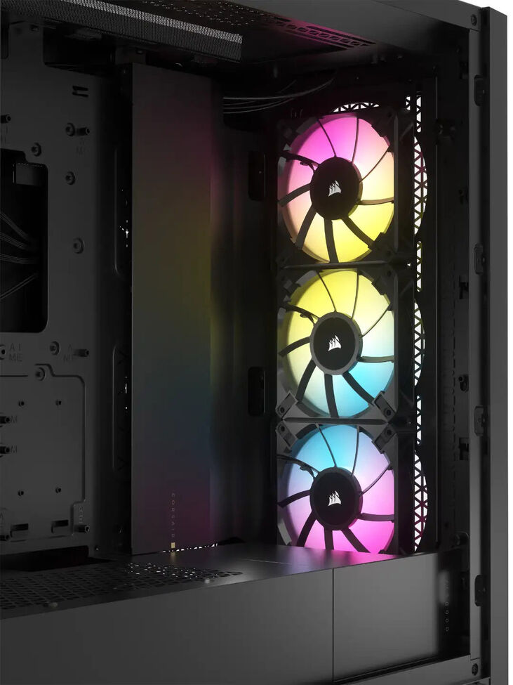 Torre ATX Corsair iCUE 5000D RGB Airflow Negro Cristal Templado image number 4
