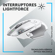 Rat&oacute;n Logitech G502 X 25600DPI Lightspeed Wireless Blanco image number null