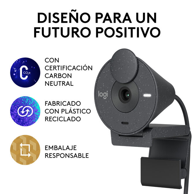 Webcam Logitech Brio 300 Full HD 1080p USB Type-C image number 12