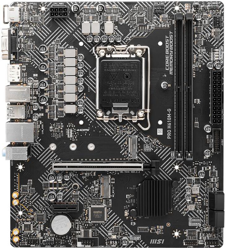 Placa Base MSI PRO H610M-G image number 1