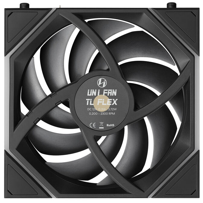 Ventilador Lian Li UNI FAN TL120 FLEX Wireless Reverse Blade Negro 120mm image number 4