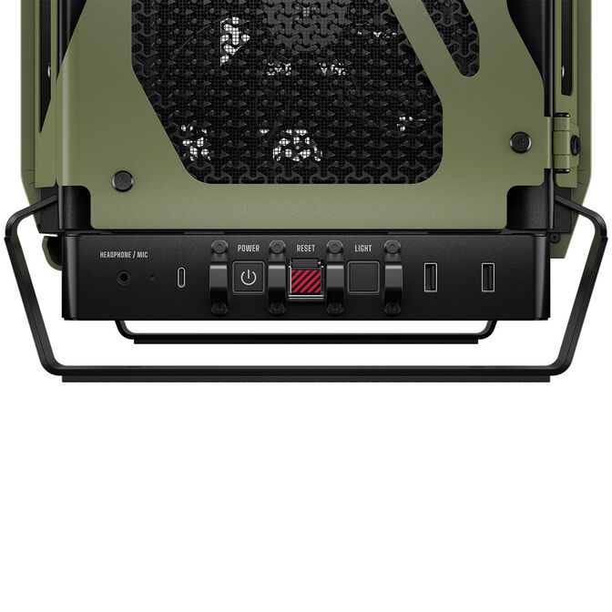 Torre E-ATX Corsair WARTHOG RS Perfomance Mil Green Cristal Templado image number 13