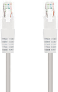 Cable de Red NanoCable RJ45 CAT.6 UTP AWG24 1 M Blanco