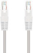 Cable de Red NanoCable RJ45 CAT.6 UTP AWG24 1 M Blanco image number null
