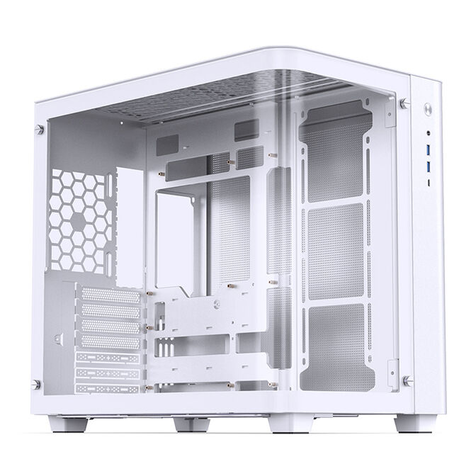 Caja ATX Jonsbo TK-3 Vidrio Tempelado Blanco image number 0