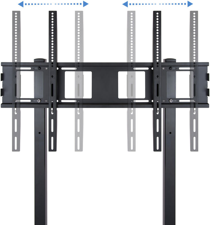 Soporte M&oacute;vel Tooq Tilt Ajustable 37" a 100" Max. 150kg Negro image number 5