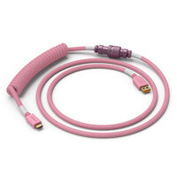 Cable Coiled Glorious USB-C para USB-A , 1,37m - Prism Pink