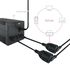 Cable Adaptador de Alimentación Nanocable C14 p/ Schuko 0.5 M Negro image number null