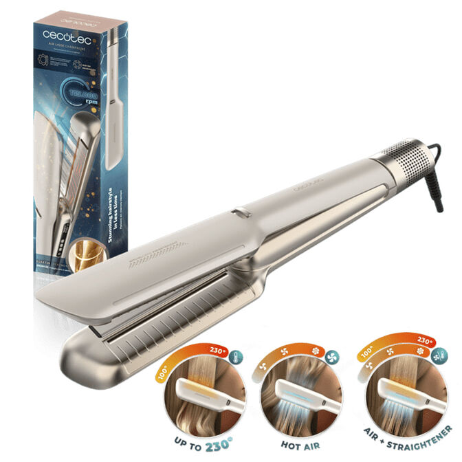 Plancha de Pelo Cecotec Air Lisse 1600W Champagne image number 0