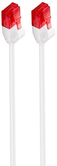 Cable de Red Slim Ewent RJ45 U/UTP Slim Cat.6 2 M Blanco