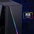 Caja Micro-ATX Aerocool Cylon Mini RGB Vidrio Templado Negro image number null