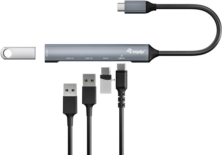 HUB Equip USB 3.0/2.0 de 5 puertas com USB-C 100 W USB image number 4