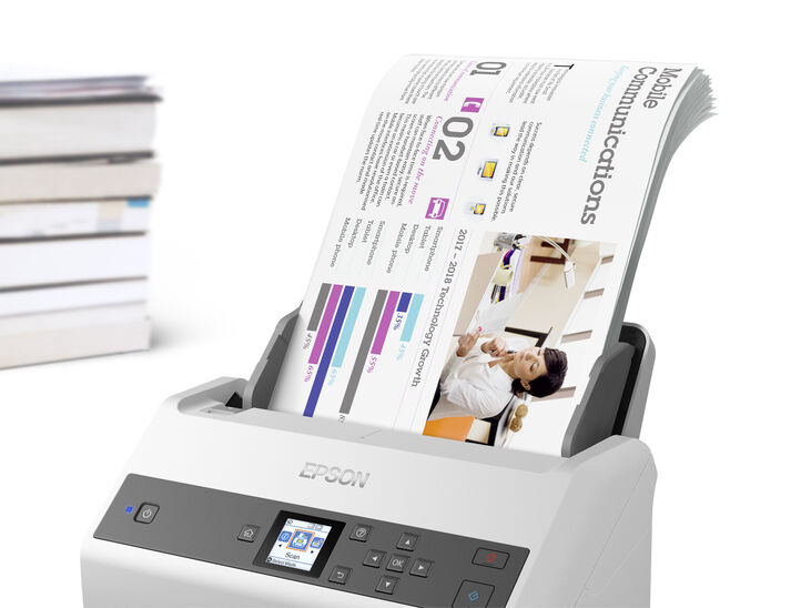 Escáner de Documentos Epson WorkForce DS-870 image number 5