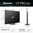 Televisor Hisense 55U7Q PRO 55" QD Mini LED UltraHD 4K VIDAA image number null