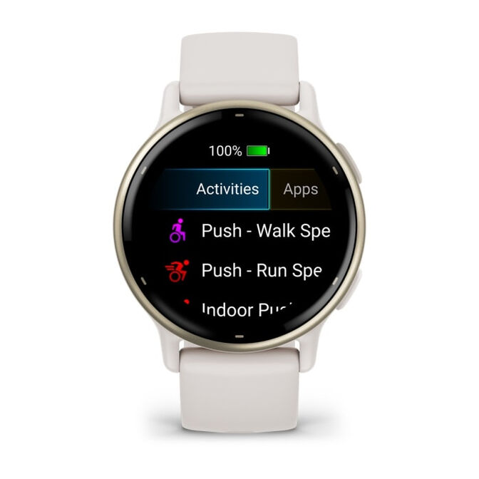 Smartwatch Garmin V&iacute;voactive 5 42mm Creme image number 5