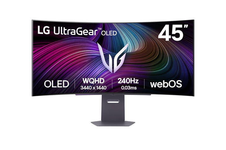 Monitor Curvo Gaming LG UltrGear 45" 45GX90SA OLED WQHD 240Hz 0.03ms FreeSync Premium image number 0