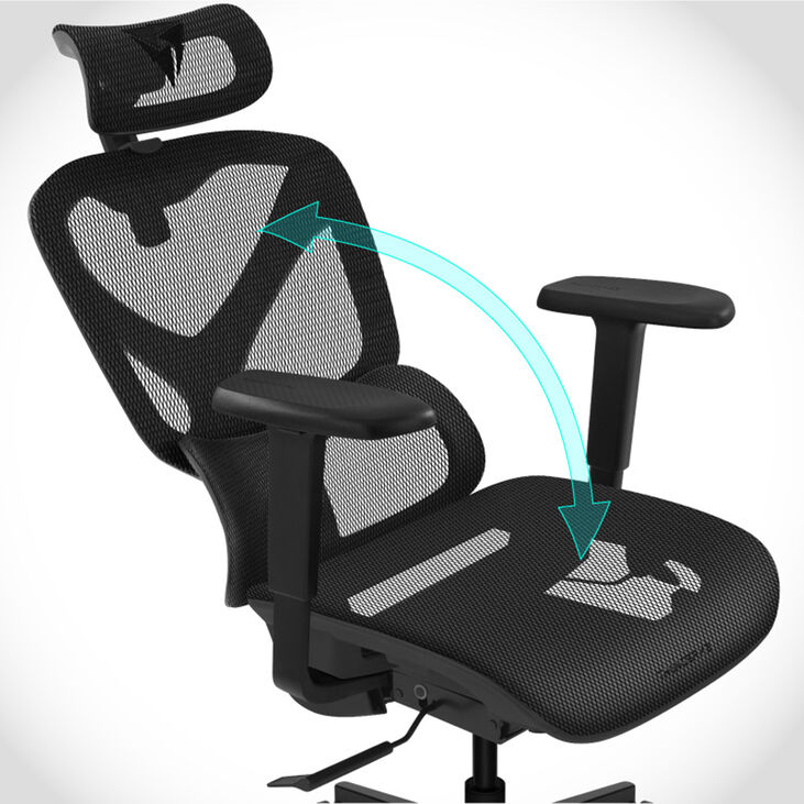 Silla Gaming Ergonomica ThunderX3 YTC - Mesh Black image number 6