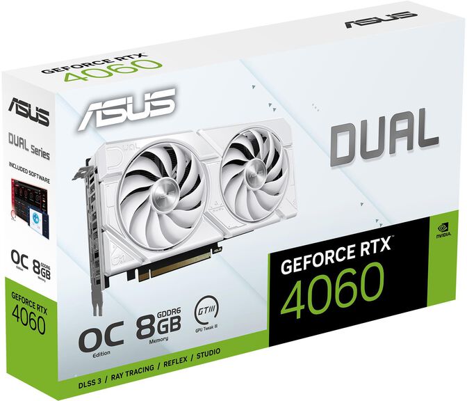Tarjeta Gr&aacute;fica Asus GeForce&reg; RTX 4060 Dual Evo OC White 8GB GDDR6 DLSS3 image number 10