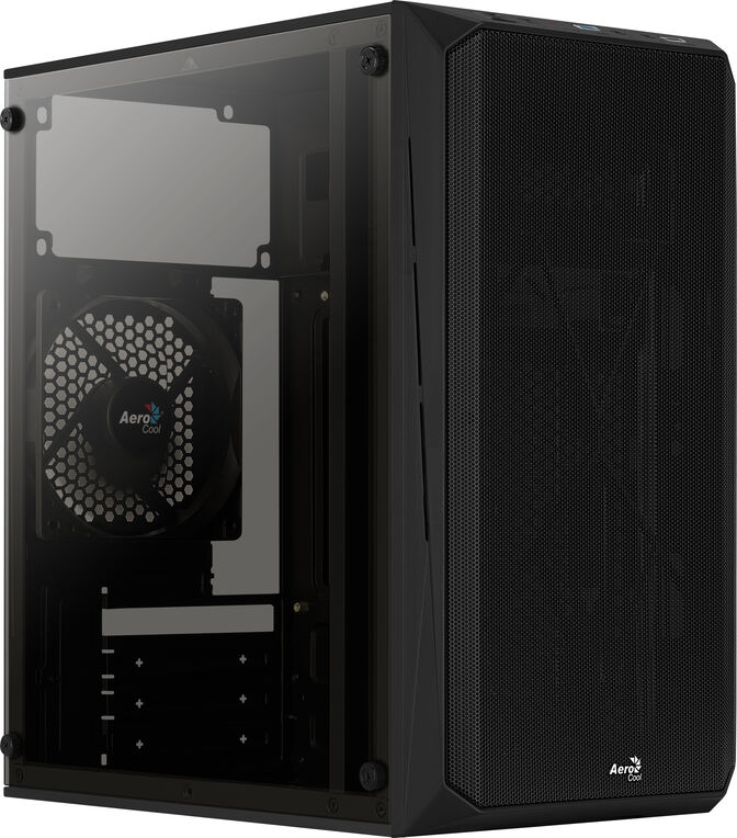 Caja Micro-ATX Aerocool CS-107 Negro image number 2