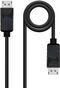 Cable DisplayPort 1.2 CCS Nanocable DP M/M 5 M Negro