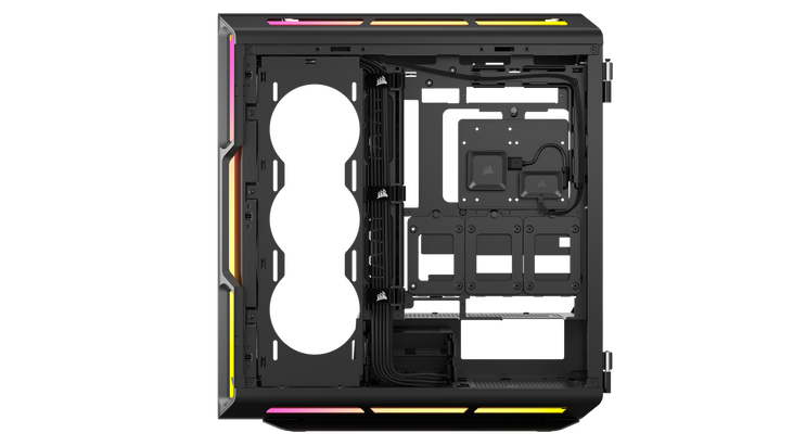 Torre E-ATX Corsair 5000T LX ARGB Negro Cristal Templado image number 10